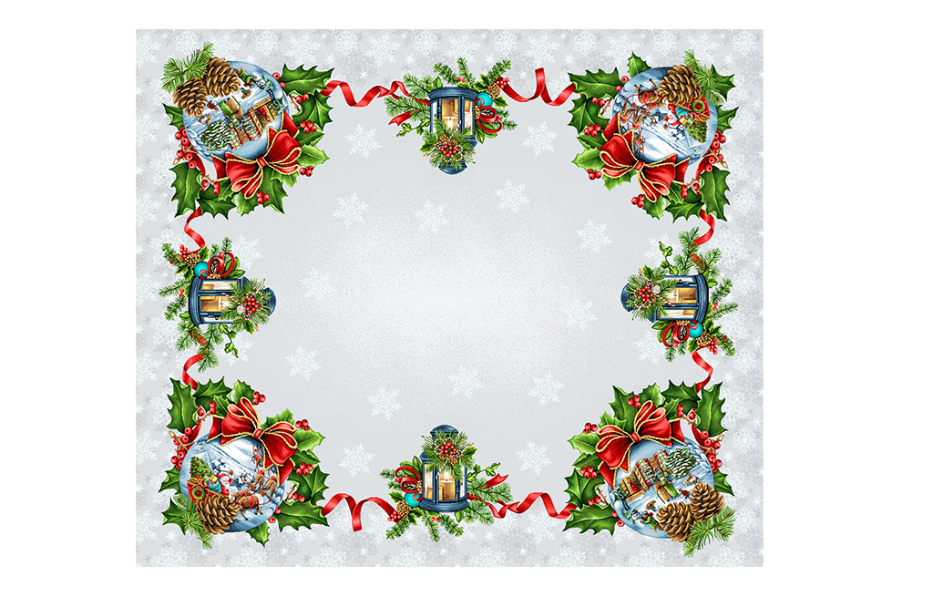 Коледна покривка за маса LUCE 115x135 см – изображение-1