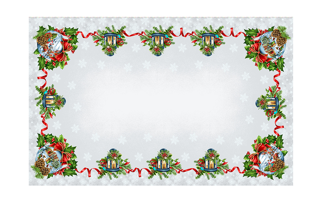 Коледна покривка за маса LUCE 135X215 см – изображение-1