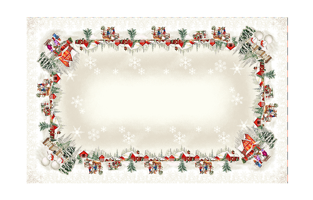 Коледна покривка за маса REINE 135X215 см – изображение-1