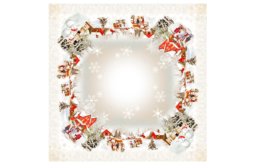 Коледна покривка за маса REINE 90X90 см – изображение-1