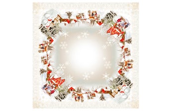 Коледна покривка за маса REINE 90X90 см – изображение-1