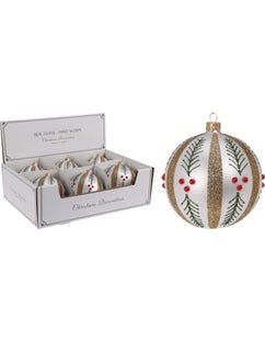 Коледна топка с имейл 10 см – изображение-1