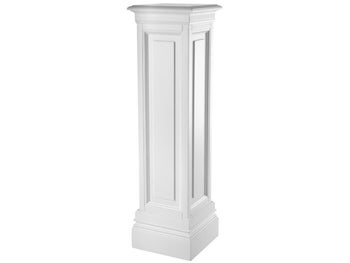 Kolumna dekoracyjna Salvatore 33x120 cm biała – obraz-1