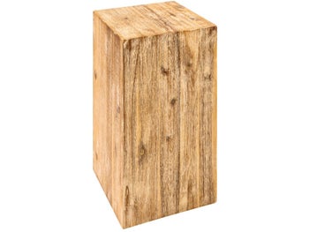 Kolumna dekoracyjna z bielonego drewna akacjowego do stylowych wnętrz – grafika-1.