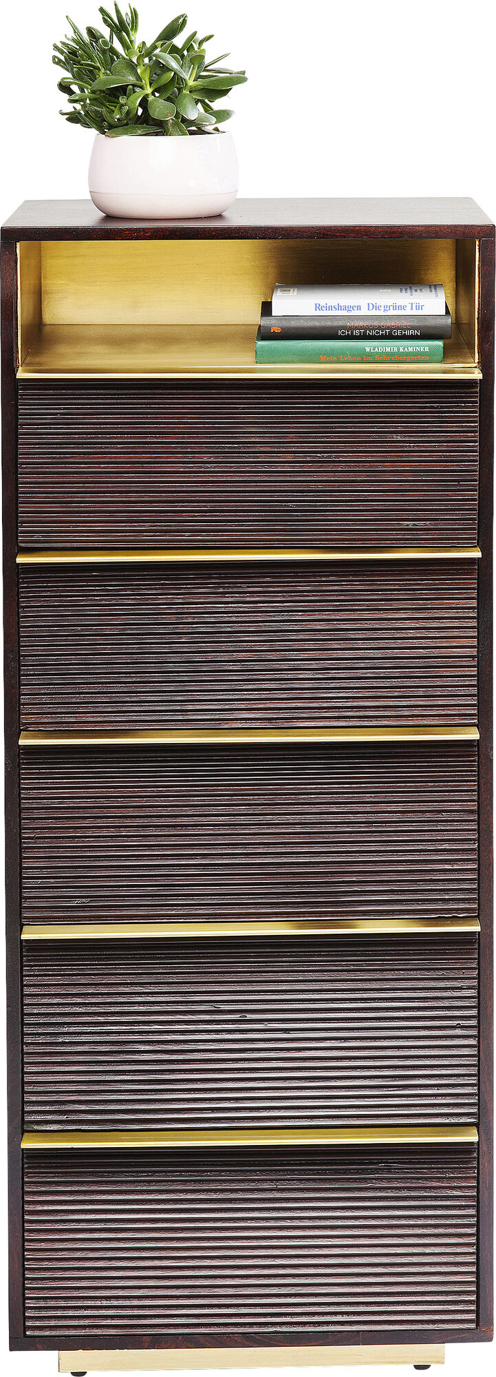 Komoda Casino Lounge 50x123 cm brązowa – grafika-1.