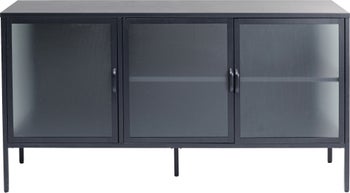 Komoda Downtown 150x80 cm czarna – obraz-1