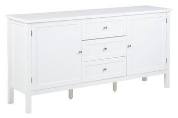 Komoda Garnett 160x80 cm biała – obraz-1