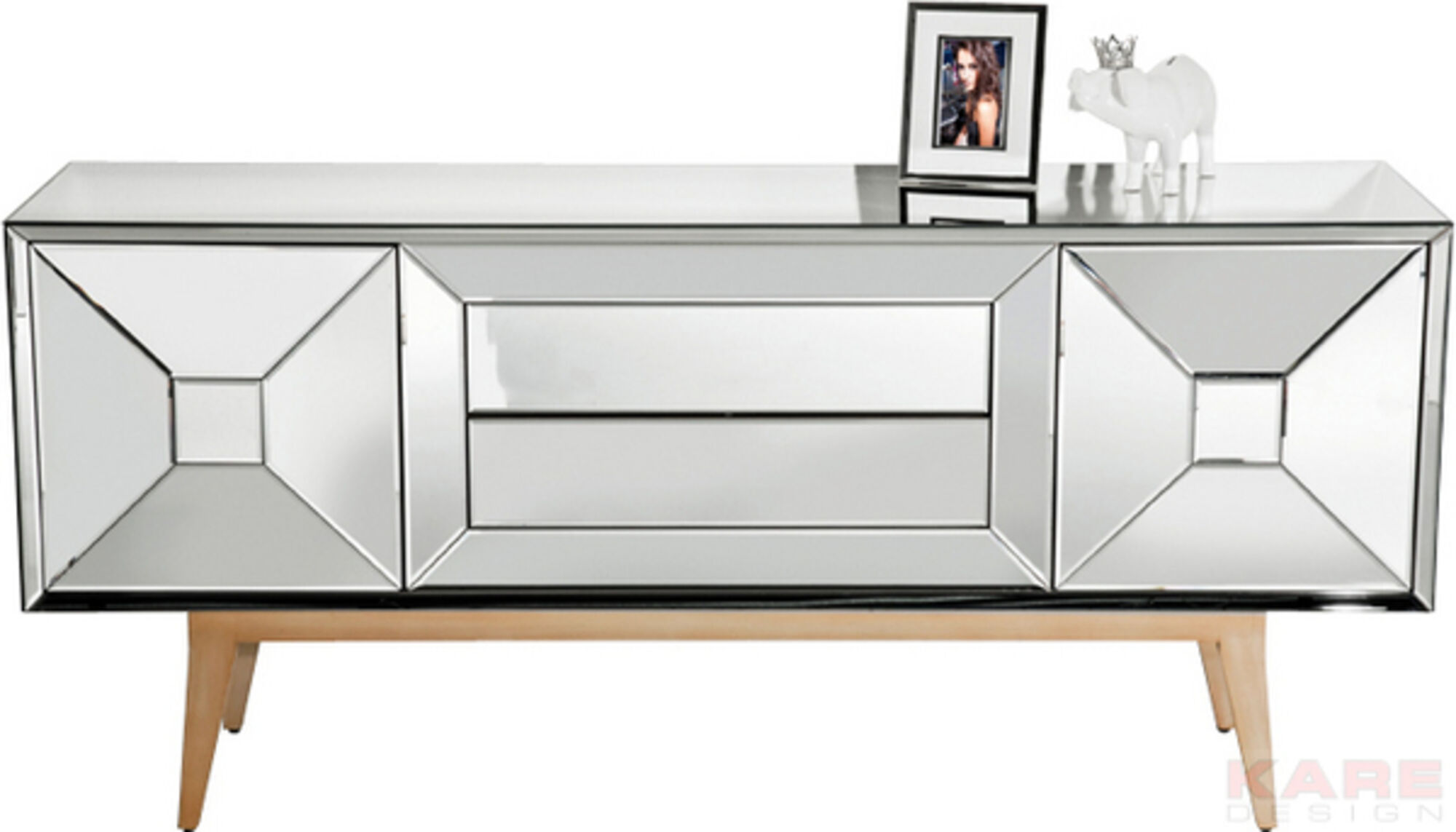 Komoda Heaven + Earth 181x81 cm lustrzana – obraz-1