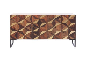 Komoda Illusion 164x85 cm złota – grafika-1.