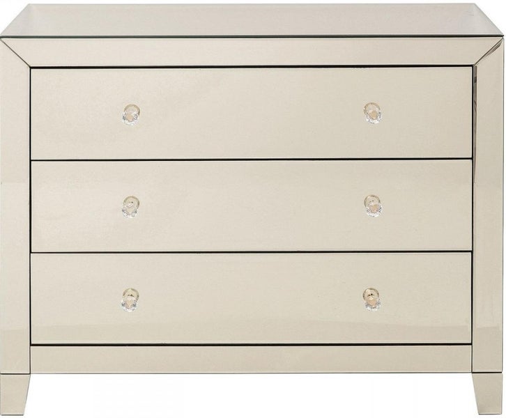 Komoda lustrzana szampańska blat lustro 91 x 41 cm z ekspozycji 7 – grafika-1.