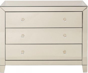 Komoda lustrzana szampańska blat lustro 91 x 41 cm z ekspozycji 7 – grafika-1.