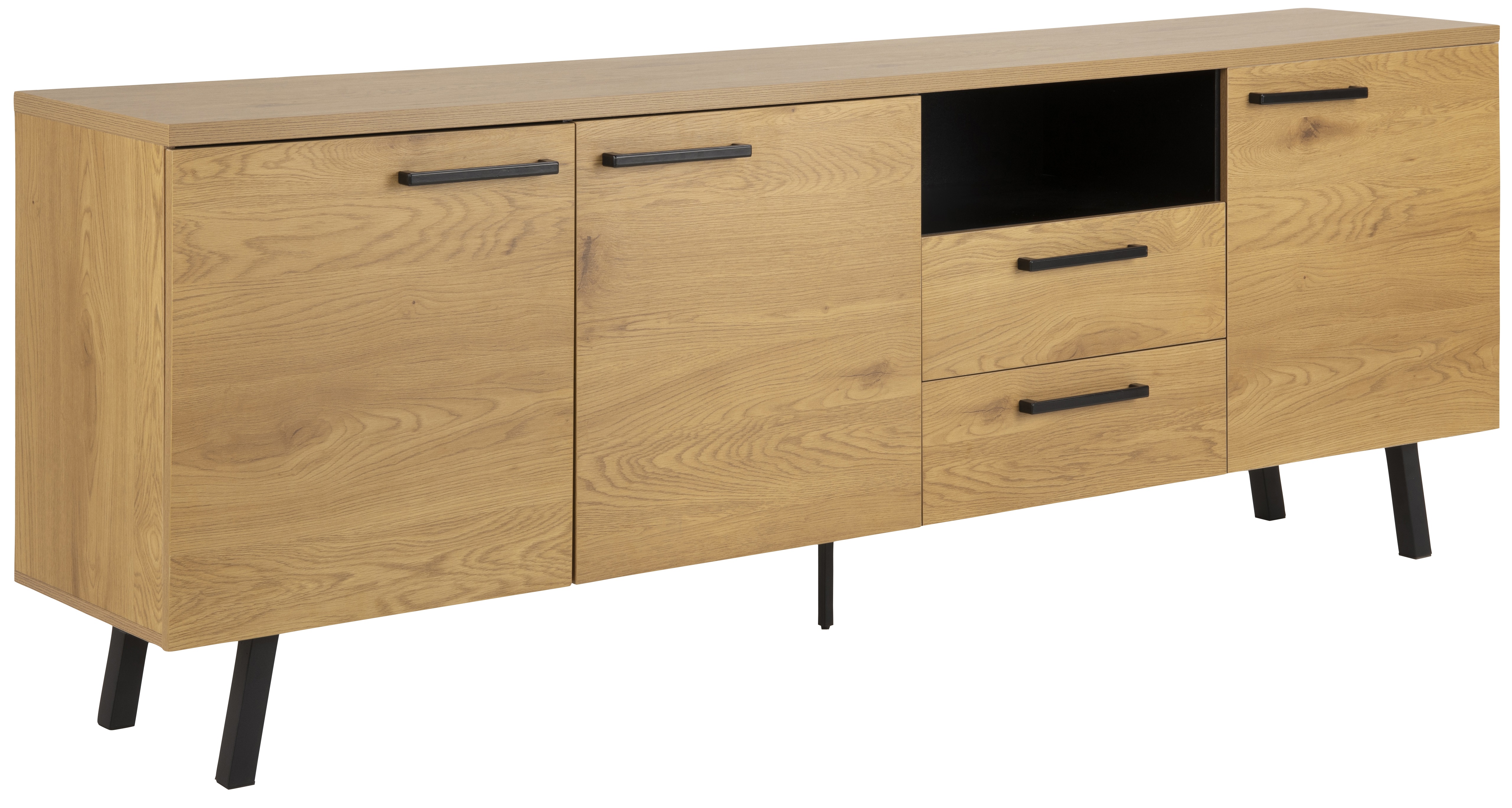 Komoda Lamarche 220x78 cm naturalna – obraz-1