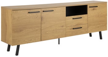 Komoda Lamarche 220x78 cm naturalna – obraz-1