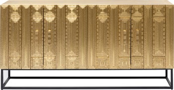 Sideboard Marrakesh Guld - 4 Dörrar, 160x80cm – bild-1.
