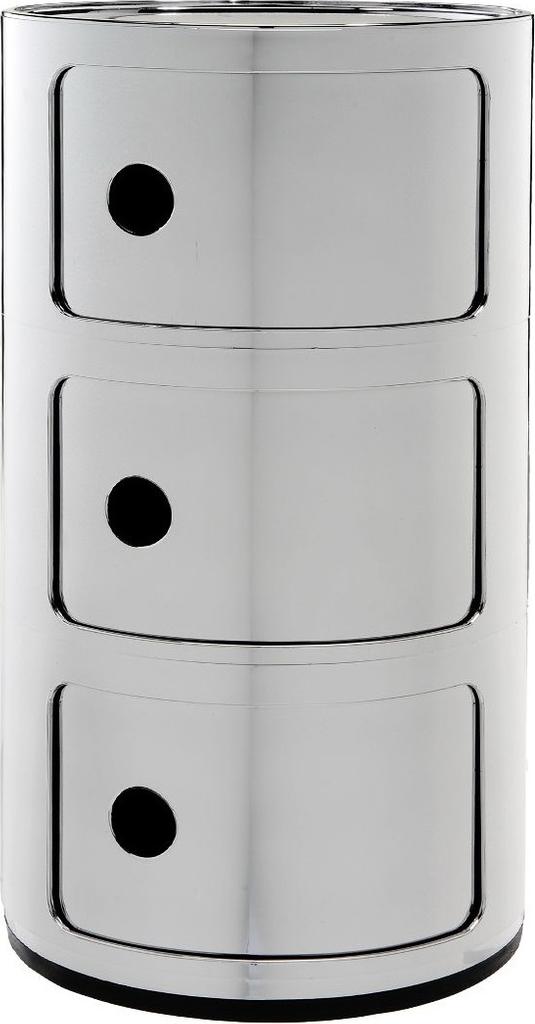 Komoda modułowa Componibili 32x59 cm chromowa – obraz-1