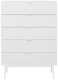 Komoda Soma 80x111 cm biała – obraz-1