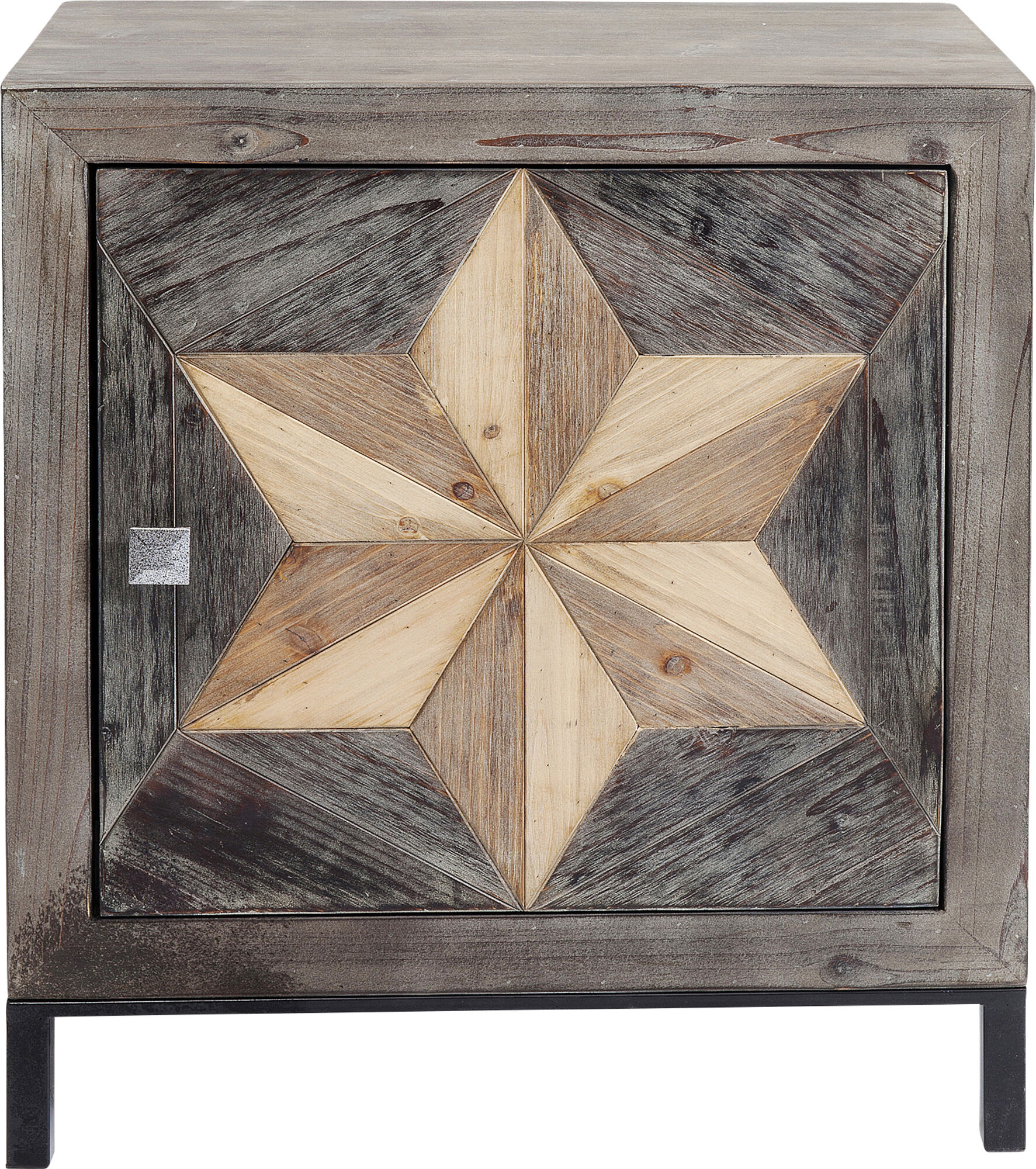 Komoda Starry 61x65 cm szara – obraz-1