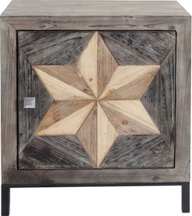 Komoda Starry 61x65 cm szara – obraz-1