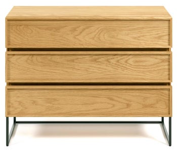 Komoda 100x78 cm naturalna – obraz-1