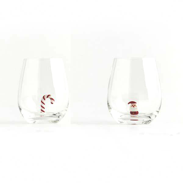 Комплект чаши с коледна декорация – изображение-1