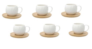 Комплект чаши за кафе с чинийка Intavola – изображение-1