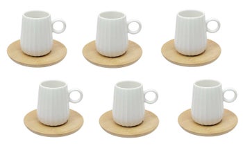 Комплект чаши за кафе с чинийка Intavola – изображение-1