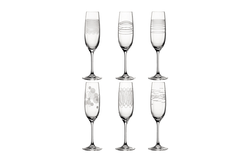 Комплект чаши за шампанско CASELLA – изображение-1