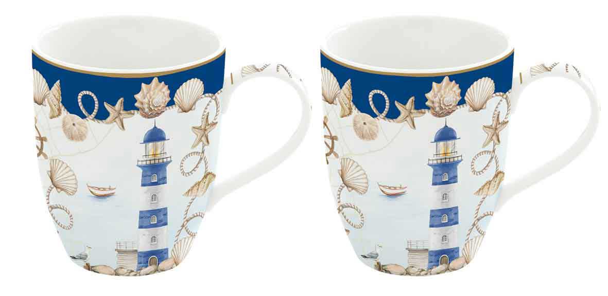 Комплект чаши за топли напитки BLUE LIGHTHOUSE – изображение-1