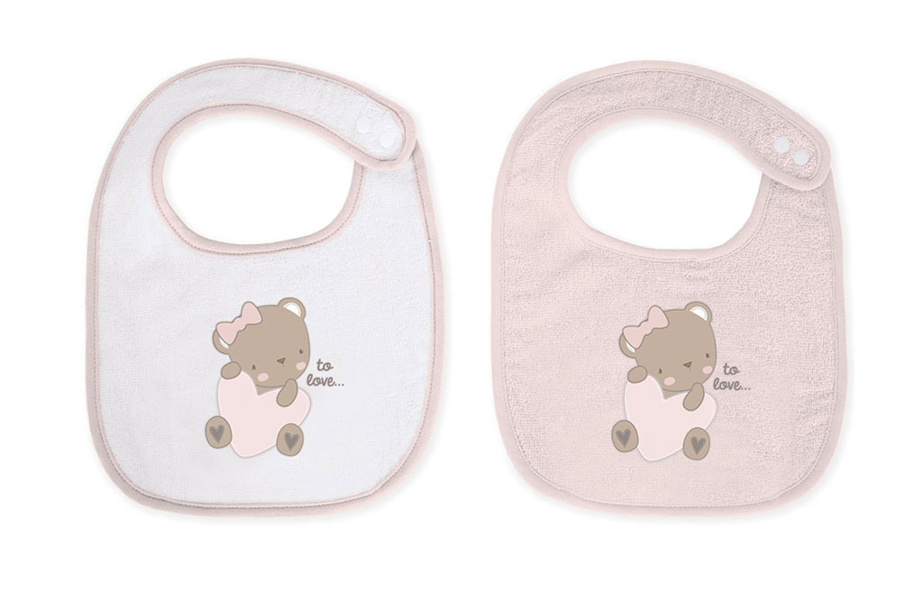 Комплект хавлиени лигавникци Dreamy Flight Pink – изображение-1