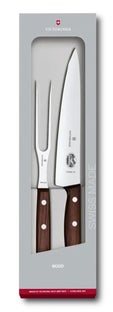 Комплект нож и вилица за месо Wood – изображение-1