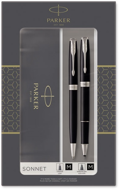 Комплект Parker Royal Sonnet Black CT – изображение-1