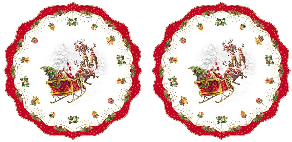 Комплект подложки за маса Nostalgic Christmas – изображение-1