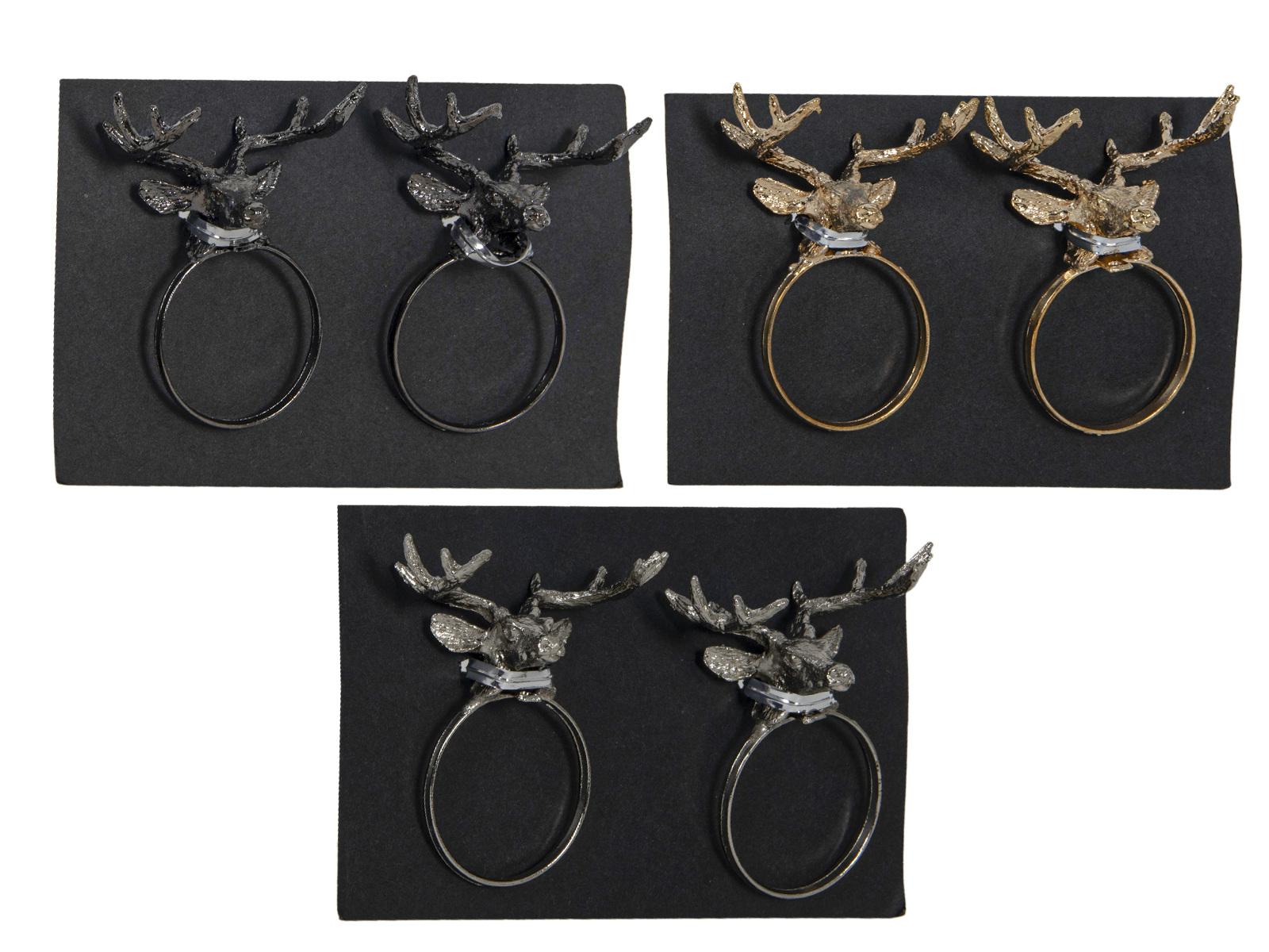 Комплект пръстени за салфетки Еленчета – изображение-1