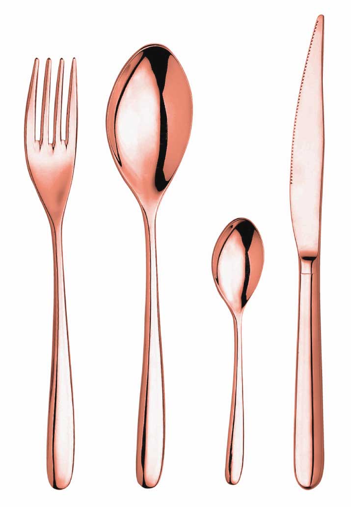 Комплект  прибори за хранене NOVECENTO COPPER – изображение-1