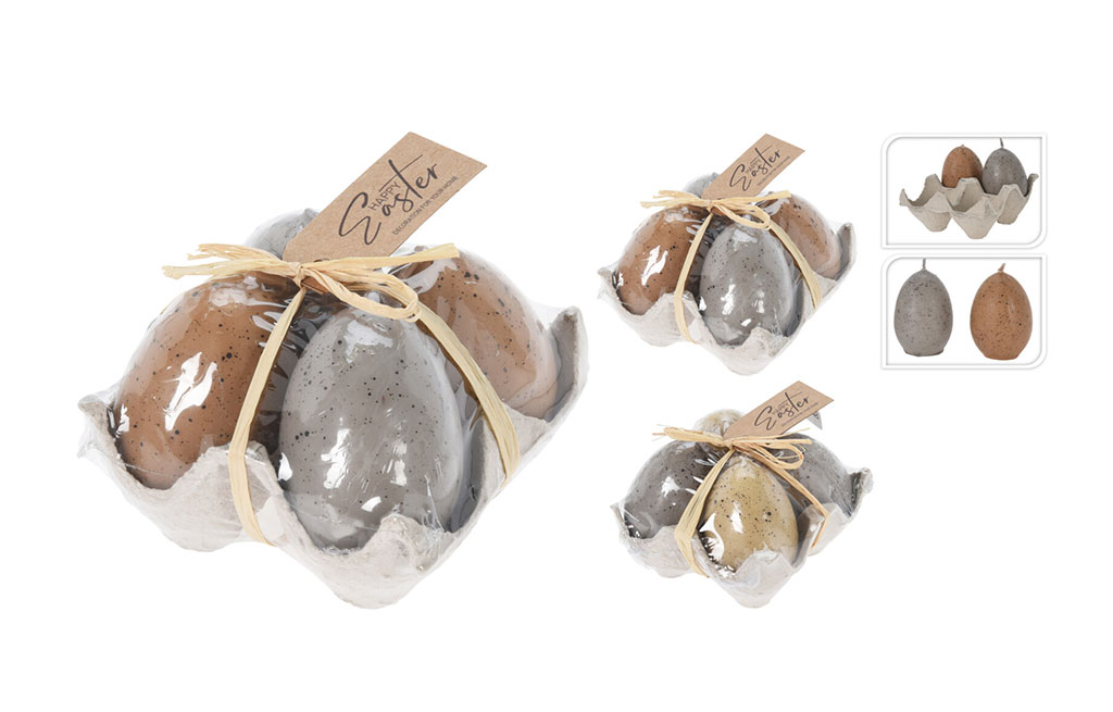 Комплект свещи Великденско яйце – изображение-1