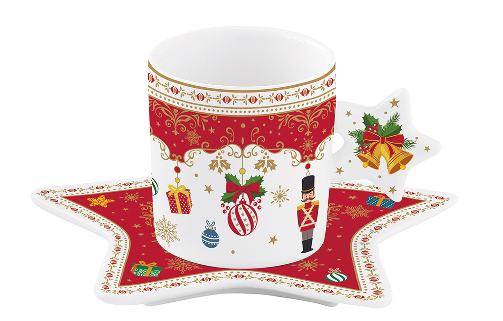 Комплект за кафе CHRISTMAS ORNAMENTS – изображение-1