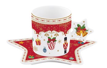 Комплект за кафе CHRISTMAS ORNAMENTS – изображение-1