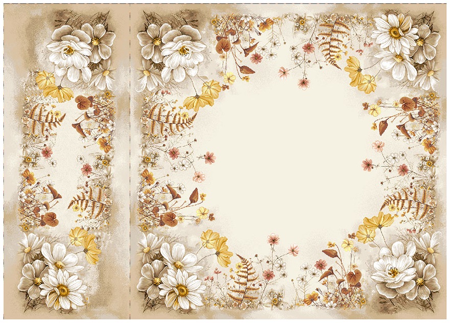 Комплект за маса NITRA CHENILLE 95х95+35х95 – изображение-1