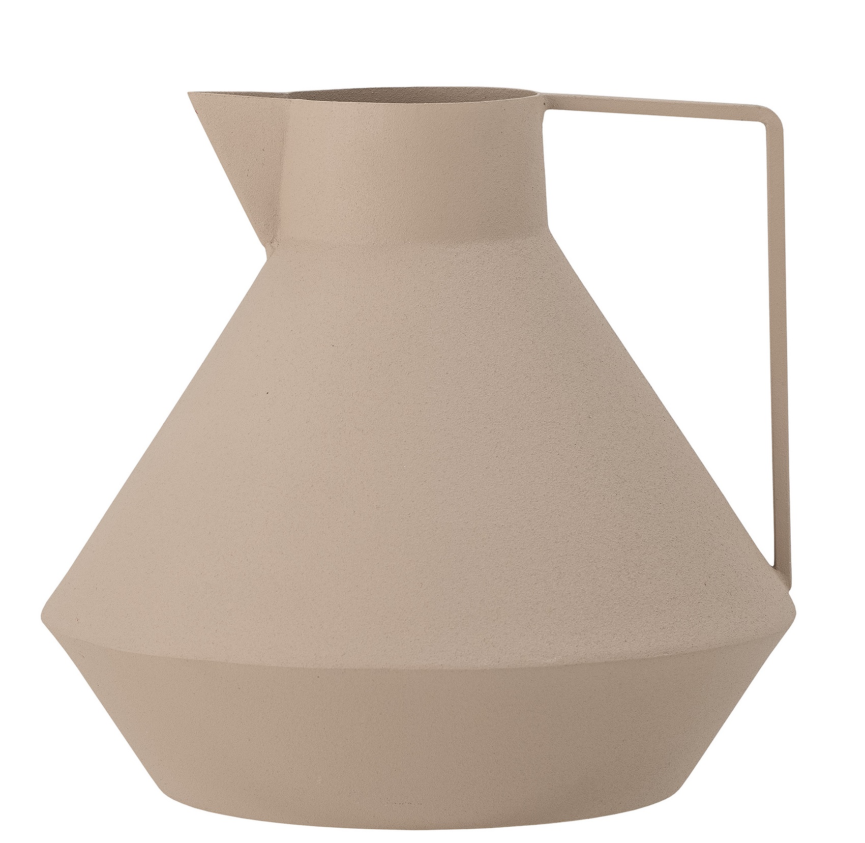 Konewka beżowa z cienkim uchwytem z aluminium Ø23 cm – obraz-1