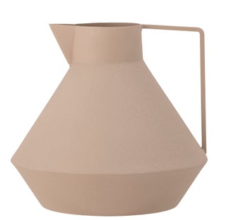 Konewka beżowa z cienkim uchwytem z aluminium Ø23 cm – obraz-1