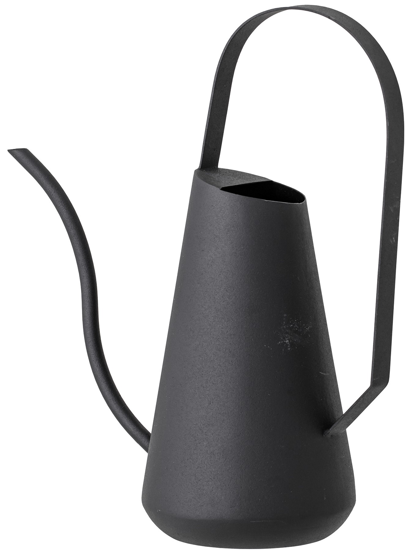 Konewka metalowa dekoracyjna 12x31 cm czarna – obraz-1