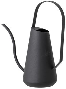 Konewka metalowa dekoracyjna 12x31 cm czarna – obraz-1