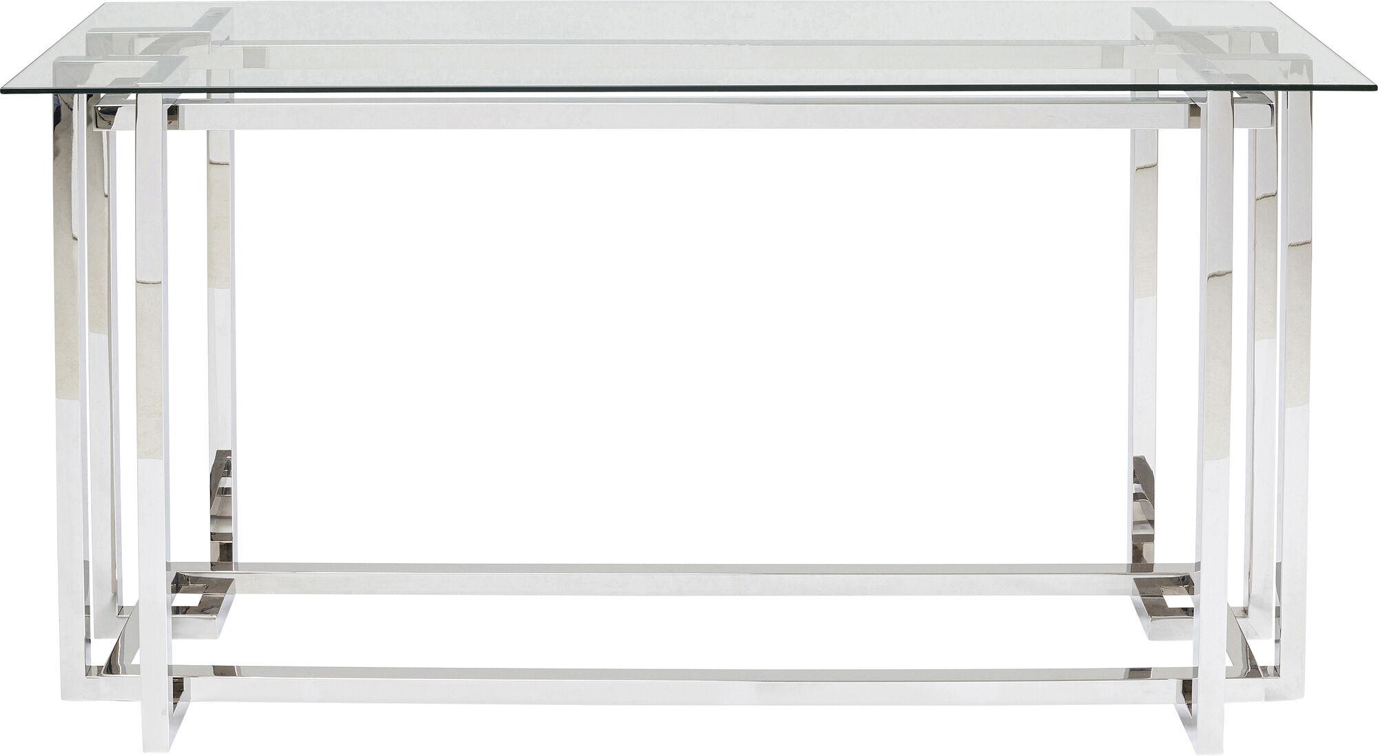 Konsolė Table Clara Silver 145x76cm – paveikslėlis-1.