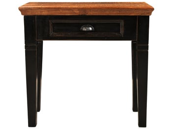 Konsola drewniana w stylu vintage z naturalnego drewna mango – grafika-1.