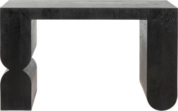 Konsolbord Curve - Svart, 120x76cm – bild-1.