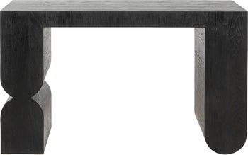 Curve konsolbord, sort, 120x76cm – billede-1.