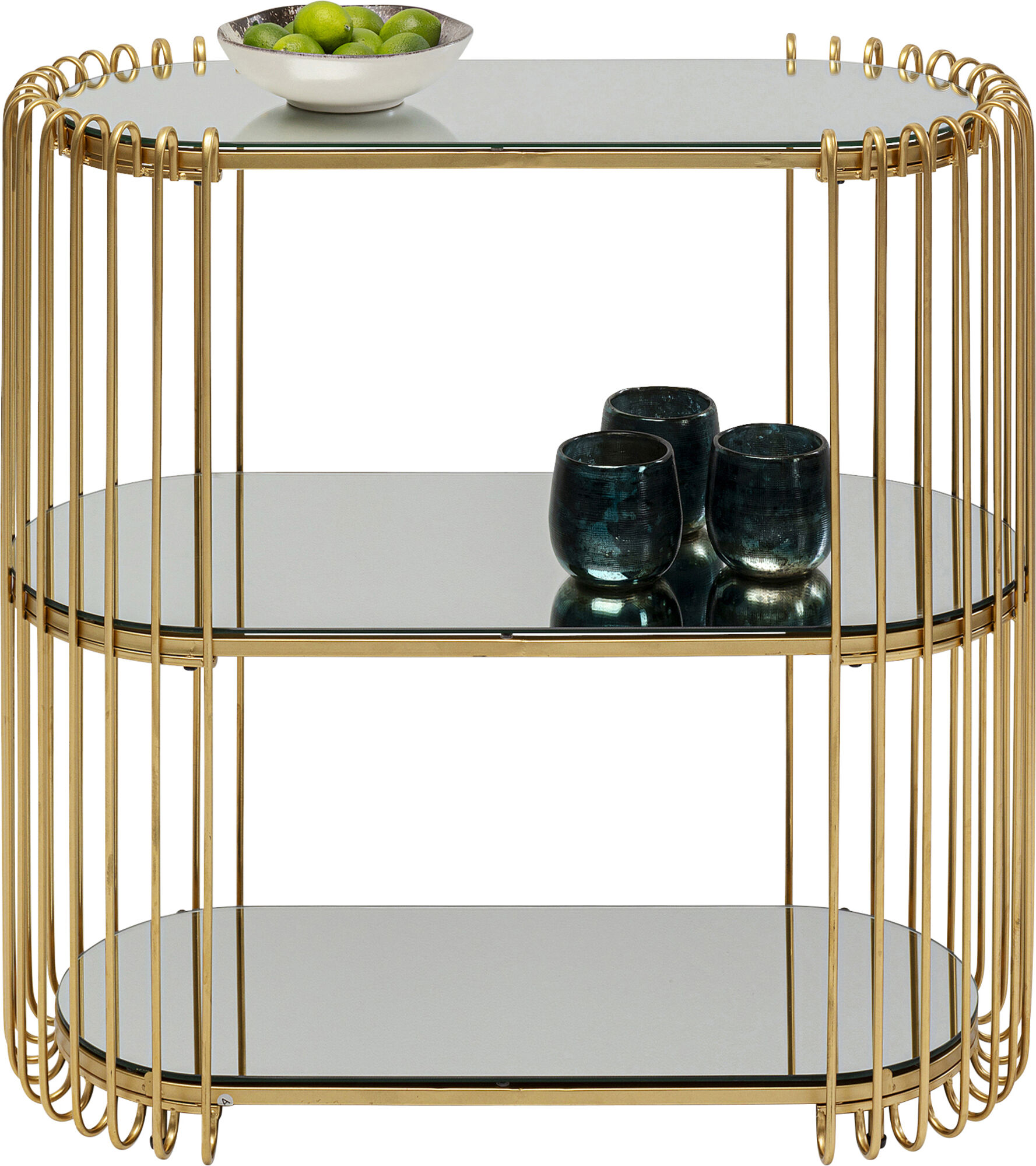 Wire konsolbord, messing – billede-1.