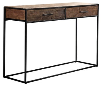Konsola industrialna z szufladami 120x35 cm – obraz-1