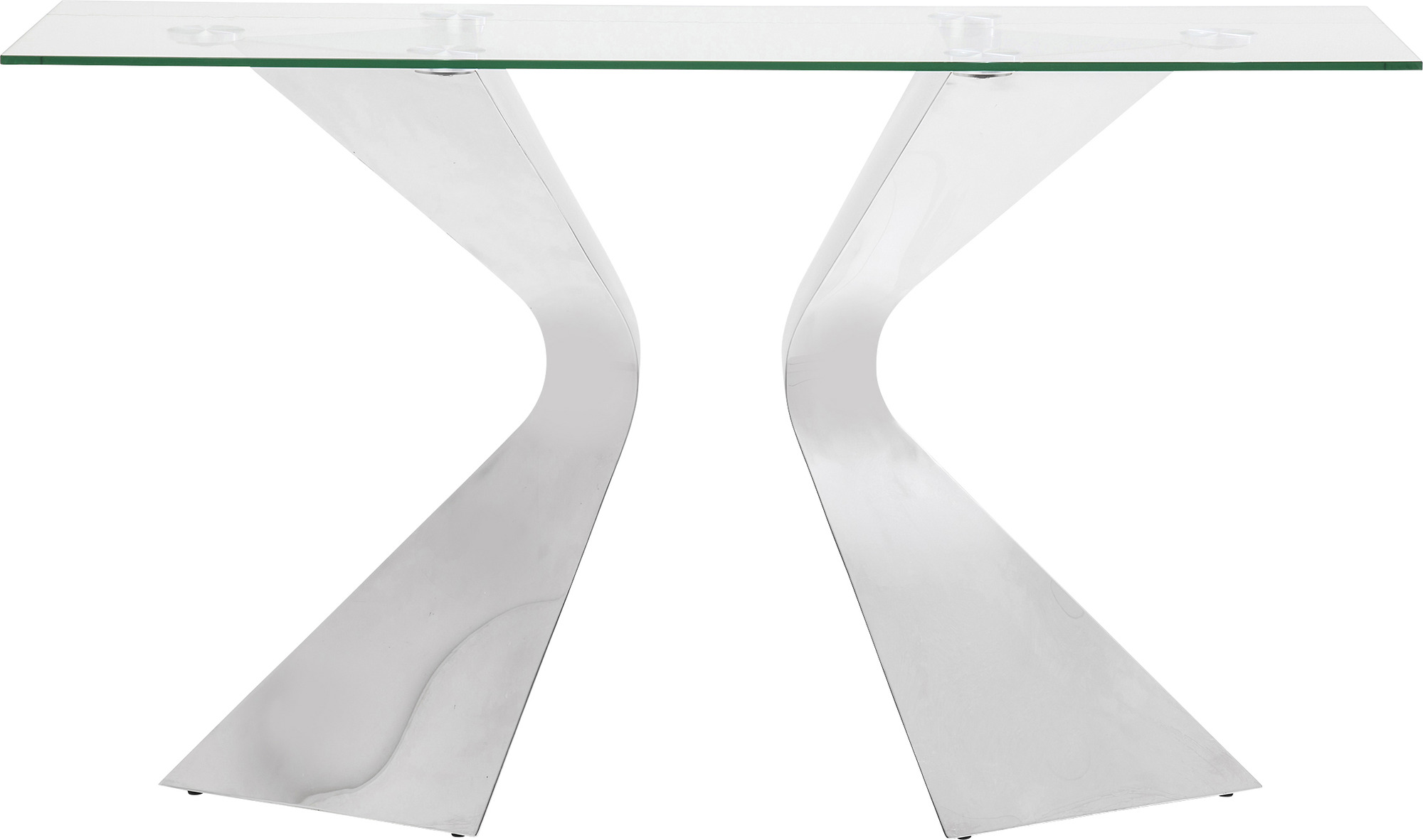 produkt: Konsolbord Gloria - Krom/Glas, 82x140cm.