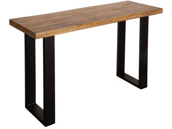 Naturalna konsola prostokątna Invicta Interior w stylu nowoczesnym – grafika-1.